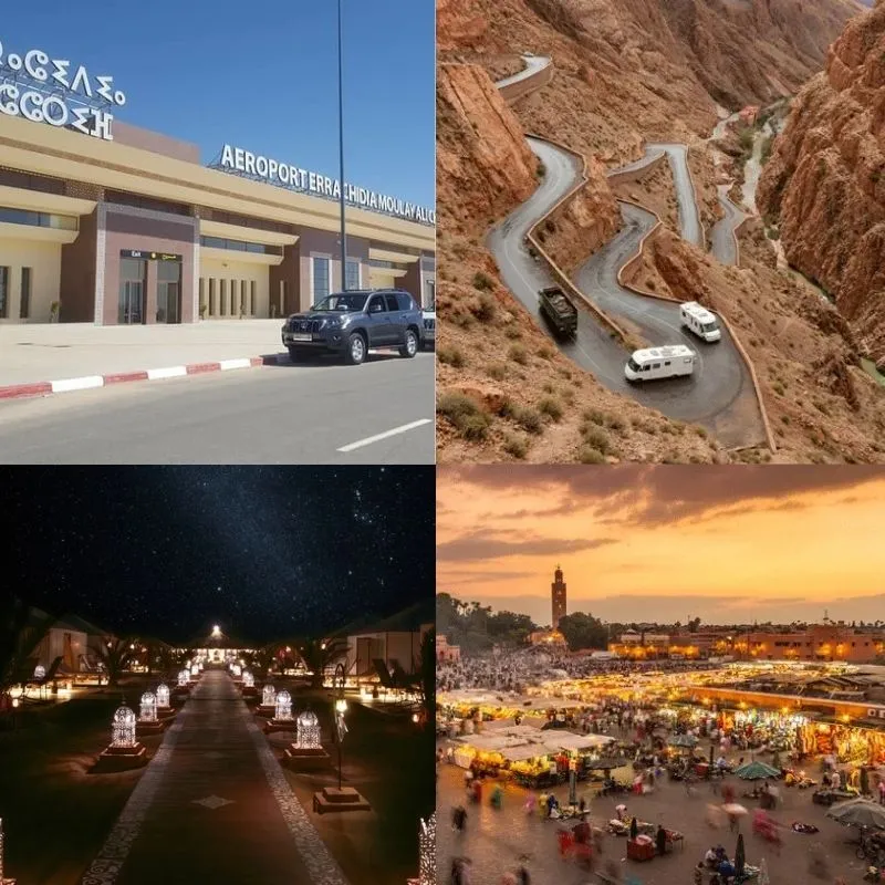 Tour 3 días de Errachidia a Marrakech por el Sahara